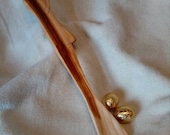 en madera de cerezo, lovespoon tallados a mano
