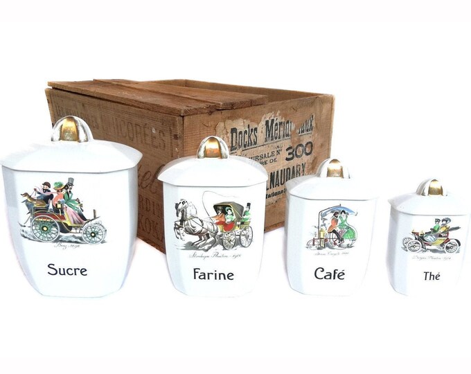 Alte Küche Kanister Satz 3er | Etsy