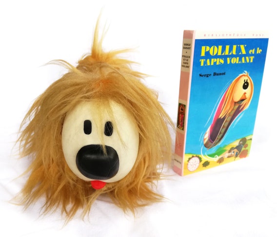 Rare French Vintage Plush Le Manège Enchantéthe Magic Roundabout Dougal Plush French Retro Television Ortf Made In France 1966