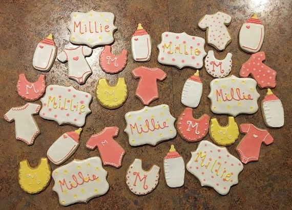 Baby Shower Royal Icing Sugar Cookies 2 Doz Etsy Baby Shower Royal Icing Sugar Cookies 2 Doz Etsy