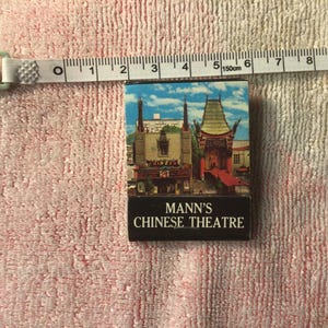 Vintage Manns Chinese Theatre Matchbook