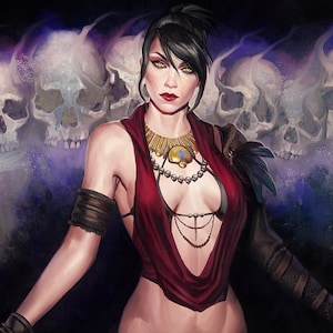 Dragon Age Inquisition Morrigan Witch of the Wilds Art Print 11x17 inch Open Edition