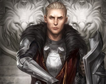 Dragon Age Inquisition Cullen Rutherford Art Print 11x17 inch Open Edition