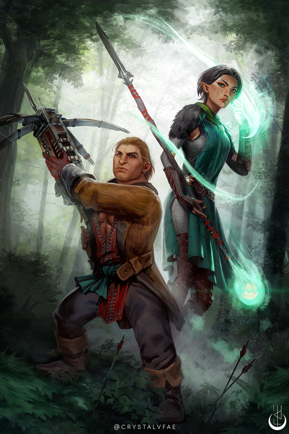 Dragon Age: Origins Companions Art Print