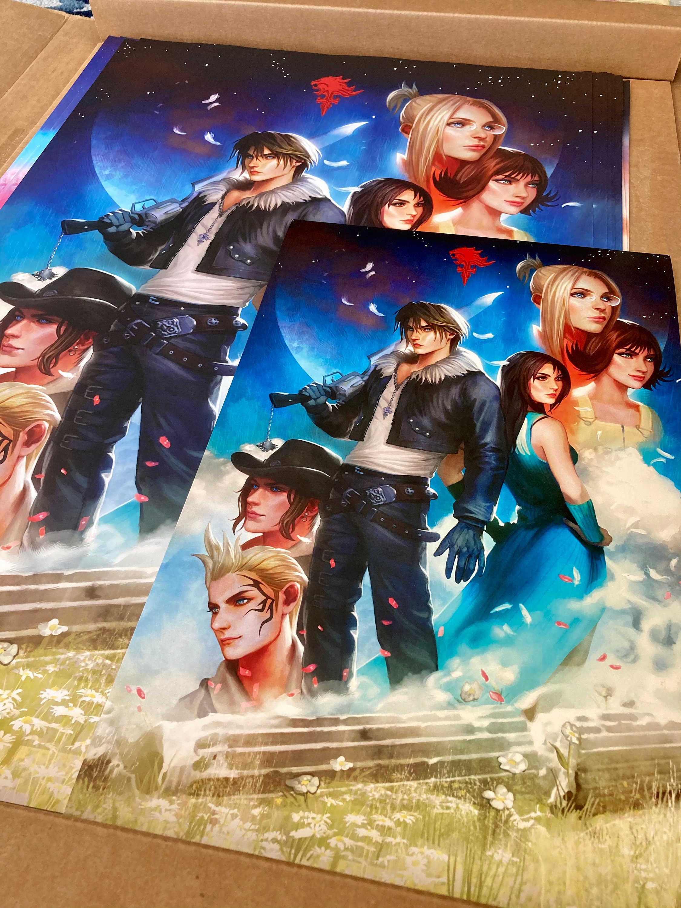 XL FF8 ファイナルファンタジー8 スコールとリノアとクルーの XL FF8 ファイナルファンタジー8 スコールとリノアとクルーの