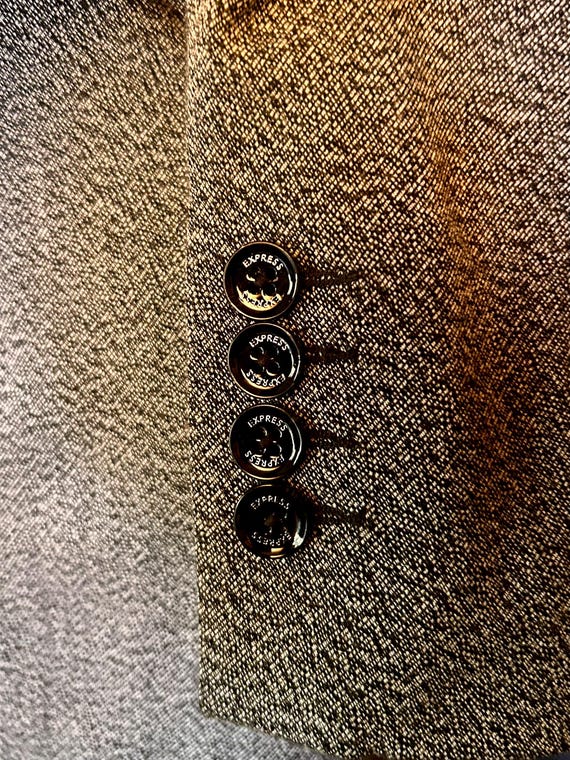 Y2K Express Editor One-Button Mid-Rise Flare Bott… - image 5