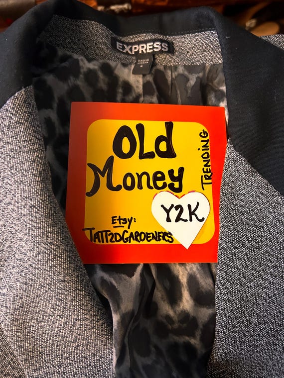 Y2K Express Editor One-Button Mid-Rise Flare Bott… - image 13