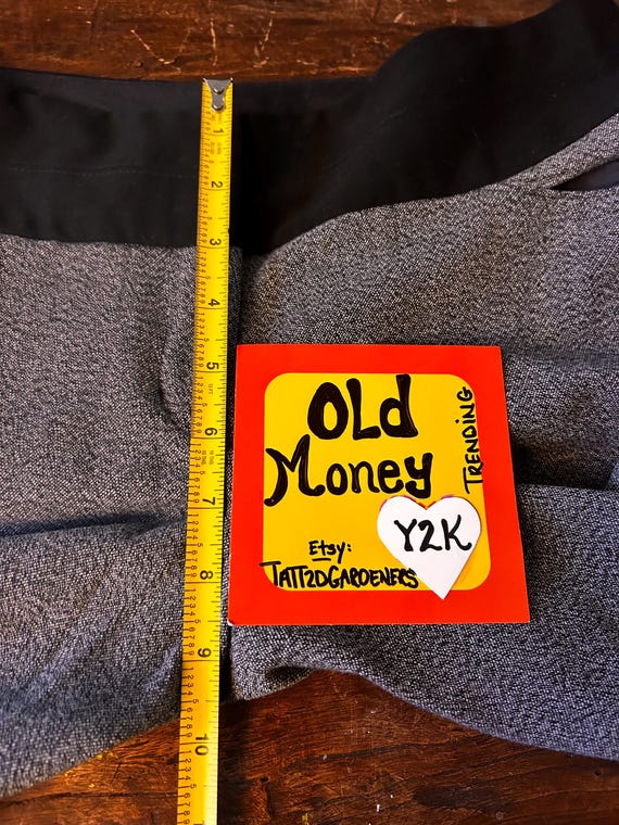 Y2K Express Editor One-Button Mid-Rise Flare Bott… - image 10