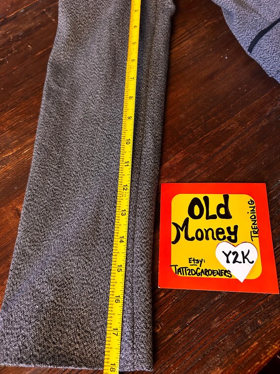 Y2K Express Editor One-Button Mid-Rise Flare Bott… - image 7