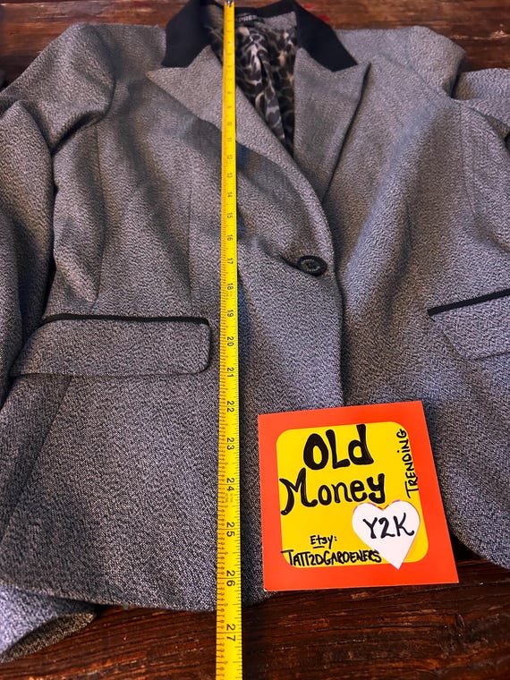 Y2K Express Editor One-Button Mid-Rise Flare Bott… - image 11