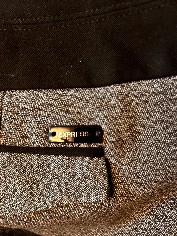 Y2K Express Editor One-Button Mid-Rise Flare Bott… - image 12