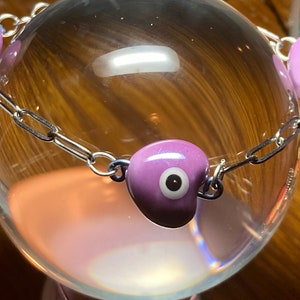 BTS Inspired Purple Heart Bracelet
