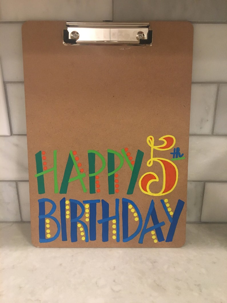 Leopard Print Hand Painted Clipboard / Personalized Clip Board Etsy