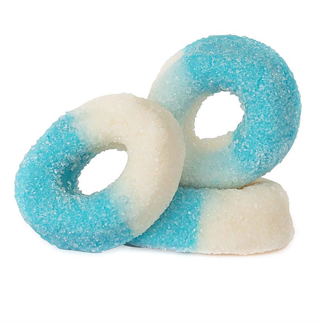 Gummy Blue Raspberry Rings - Etsy