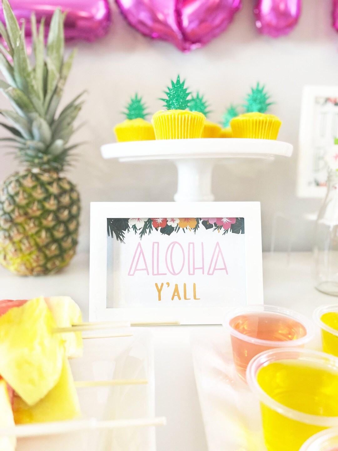 Luau Mini Posters Luau Party Luau Party Decor Luau - Etsy
