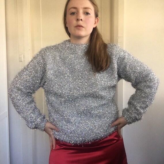 fine knit sparkle jumper