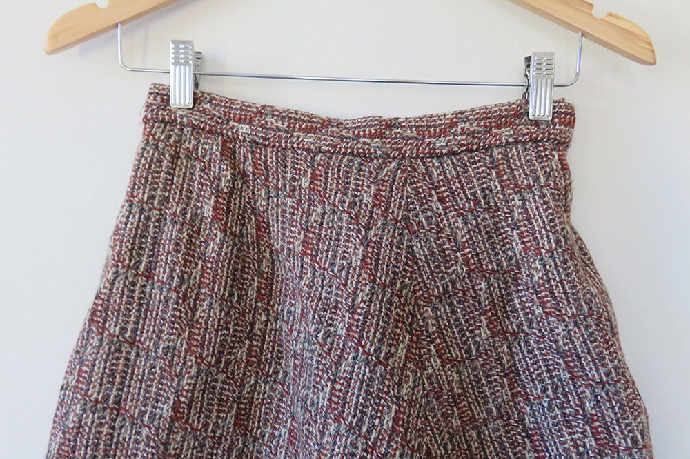 70s English Tweed Wool A Line Skirt / Jaegar Vintage High - Etsy Australia