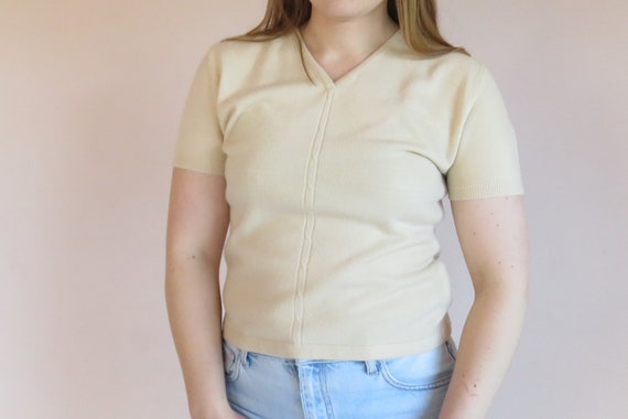cream cashmere sweater