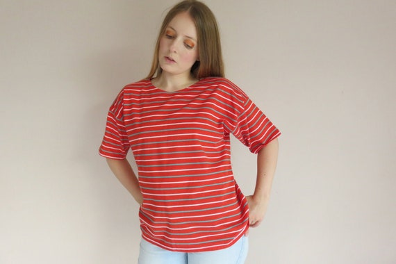 baggy striped t shirt
