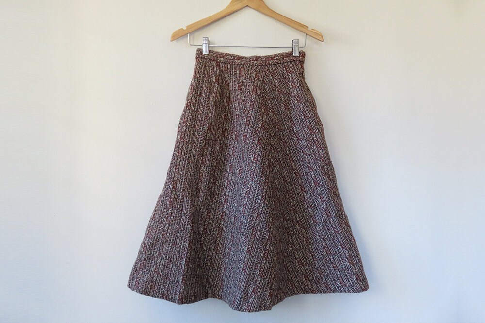 70s English Tweed Wool A Line Skirt / Jaegar Vintage High - Etsy Australia