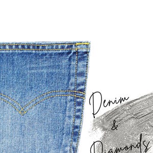 Denim and Diamonds Party Invite Print for Download, Bachelorette Denim and Diamonds Invitation