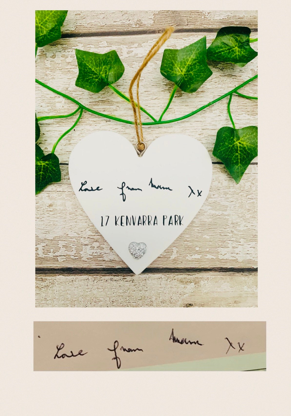 Handwritten gift handwriting from a loved one handwriting Etsy