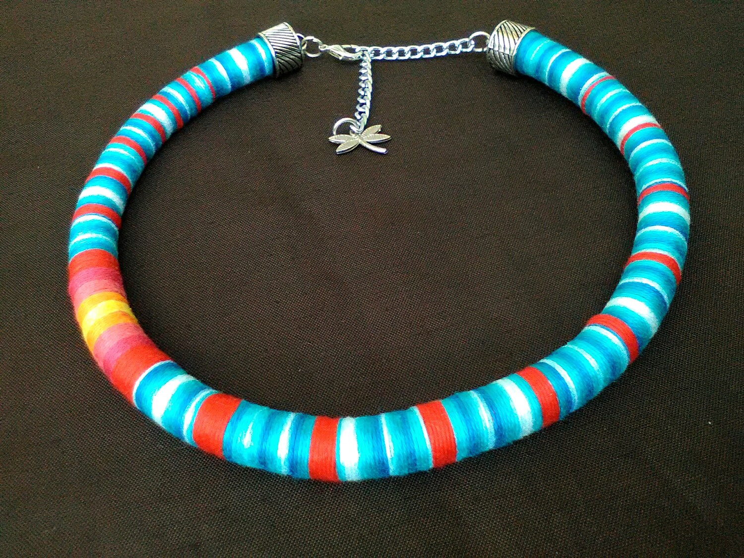 Olumar Summer Necklace Funky Necklace African Necklace Etsy