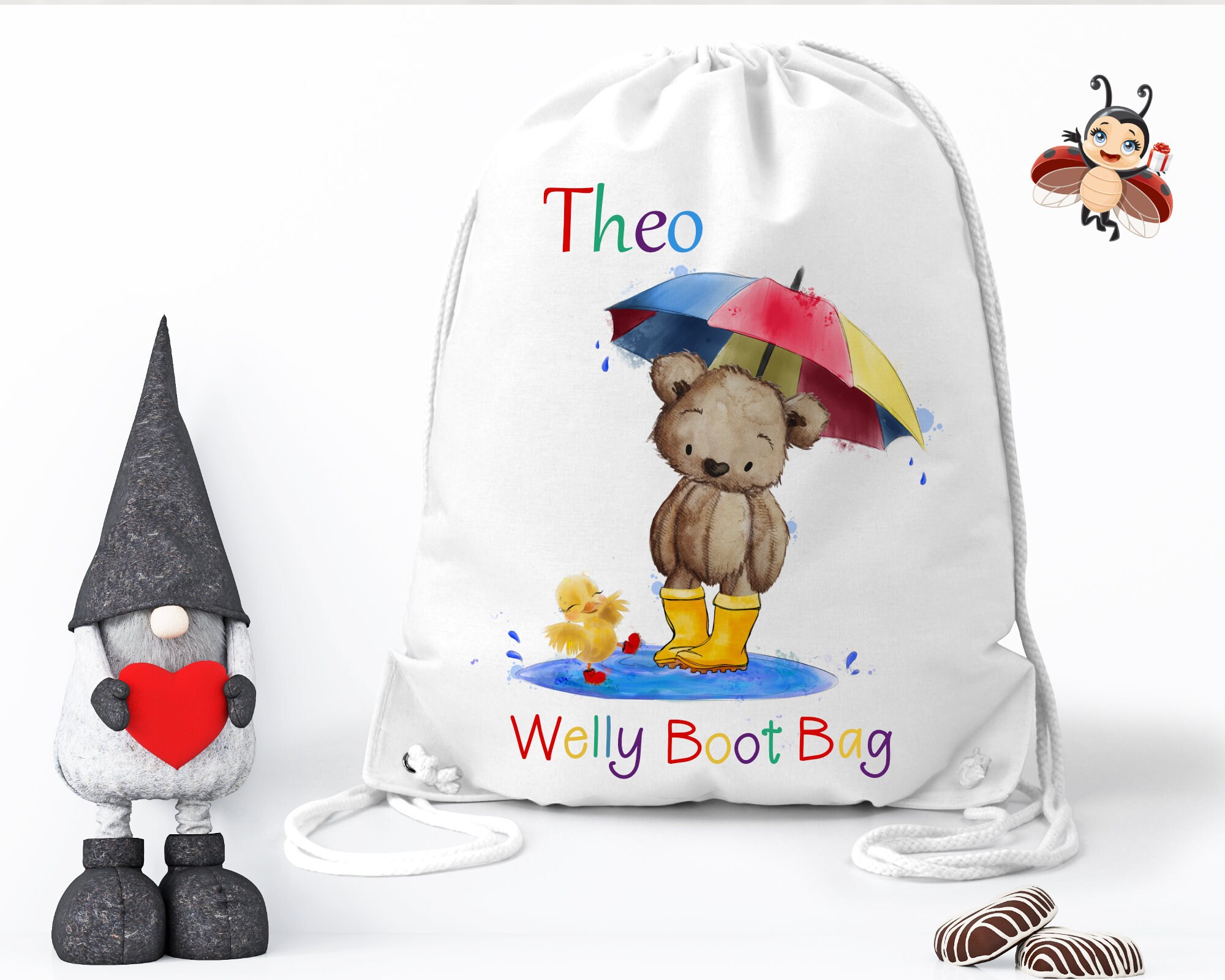 Personalised welly bag hot sale