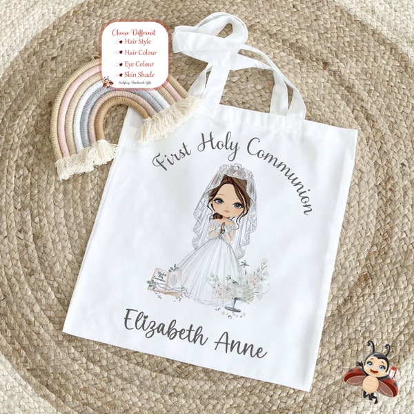 Holy Communion tote bag | Daughters gift bag | Special bag for holy communion