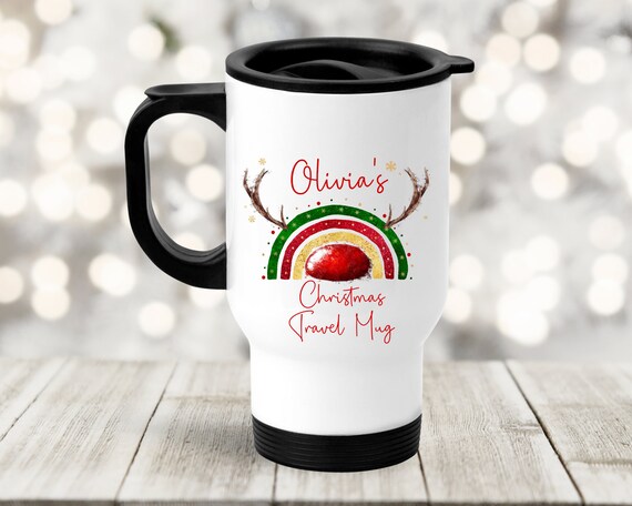 Christmas Gift Personalized Coffee Cup Travel Coffee Mug Insulated