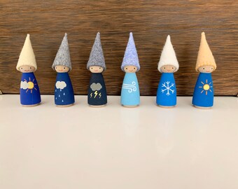 waldorf inspired peg dolls