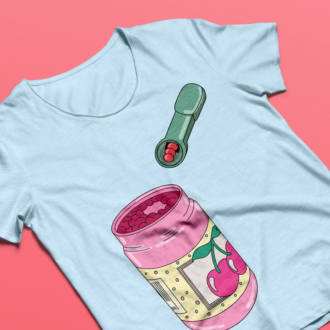 Baby All Gone Cherry Pot and Spoon Magic SVG Clip Art Etsy