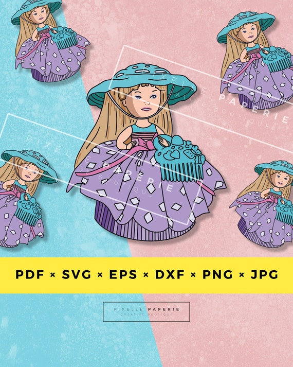 Cupcake Puppe SVG ClipArt 90er Jahre Mädchen Spielzeug UK Etsy Cupcake Puppe SVG ClipArt 90er Jahre Mädchen Spielzeug UK Etsy