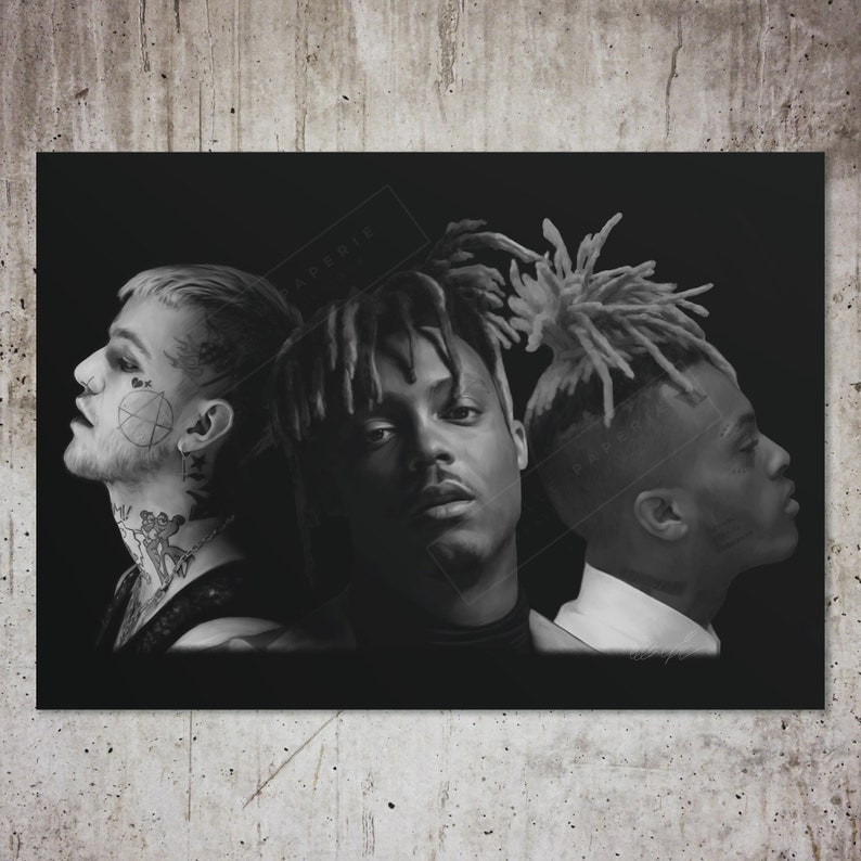 LIL PEEP POSTER USA RAPPER A4 A3 SIZE