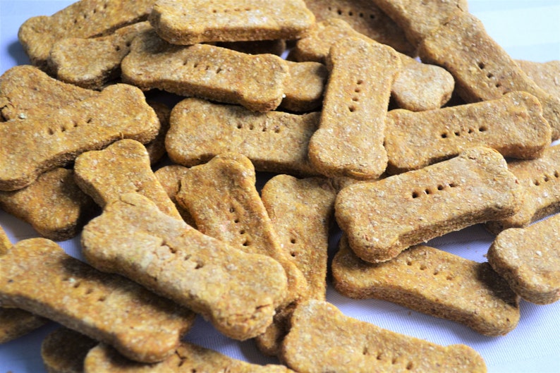 100 BULK Medium Organic Dog Treats peanut Butter & Pumpkin Etsy