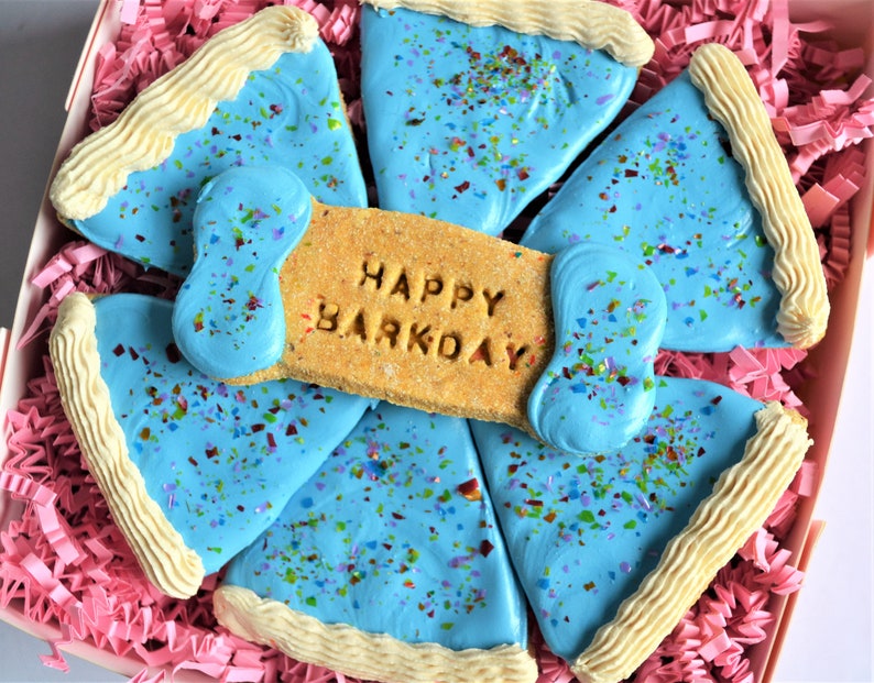 Birthday Cake Cookies /Gourmet Dog Treats /Dog Birthday /Healthy Dog Treats /Organic Dog Treats /Dog Bakery /Dog Cookies /Dog Birthday Gift image 4