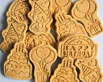 Gourmet Birthday Biscuits /Gourmet Dog Treats /Gift for Dog /Dog Birthday /Gourmet Pet Treats /Dog Biscuits /Natural Dog Treats