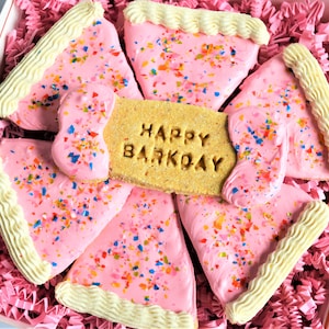 Birthday Cake Cookies /Gourmet Dog Treats /Dog Birthday /Healthy Dog Treats /Organic Dog Treats /Dog Bakery /Dog Cookies /Dog Birthday Gift image 1