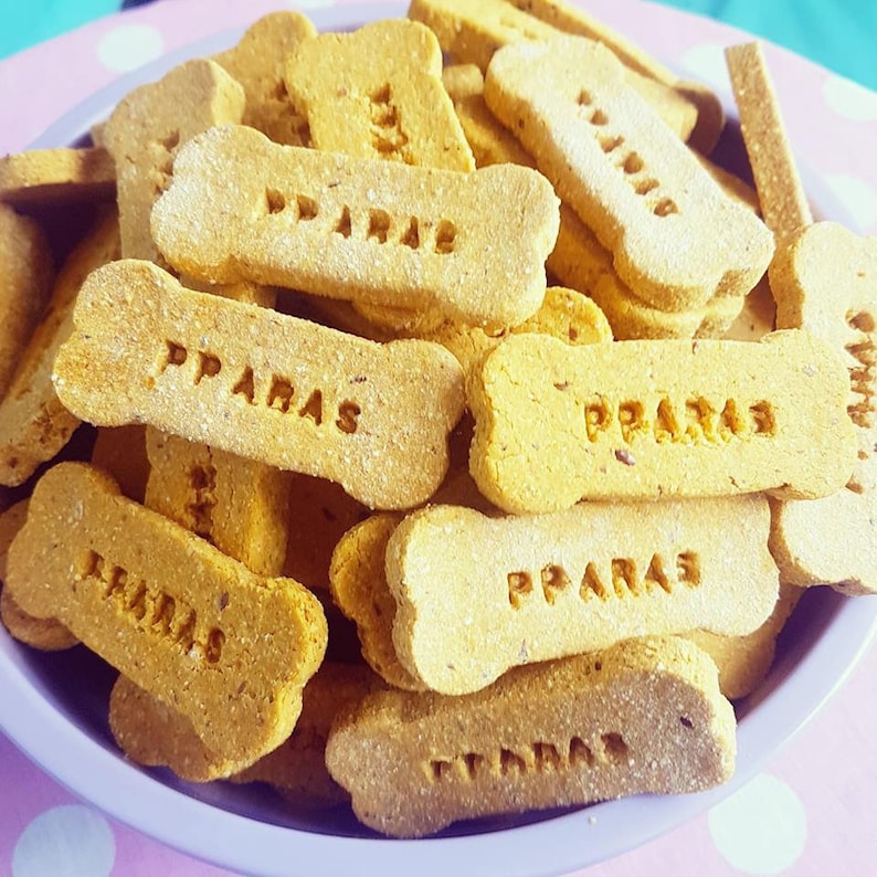 100 BULK Medium Organic Dog Treats peanut Butter & Pumpkin Etsy