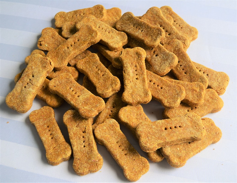 100 BULK Medium Organic Dog Treats peanut Butter & Pumpkin Etsy