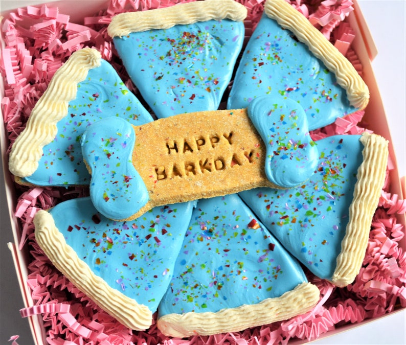 Birthday Cake Cookies /Gourmet Dog Treats /Dog Birthday /Healthy Dog Treats /Organic Dog Treats /Dog Bakery /Dog Cookies /Dog Birthday Gift image 3