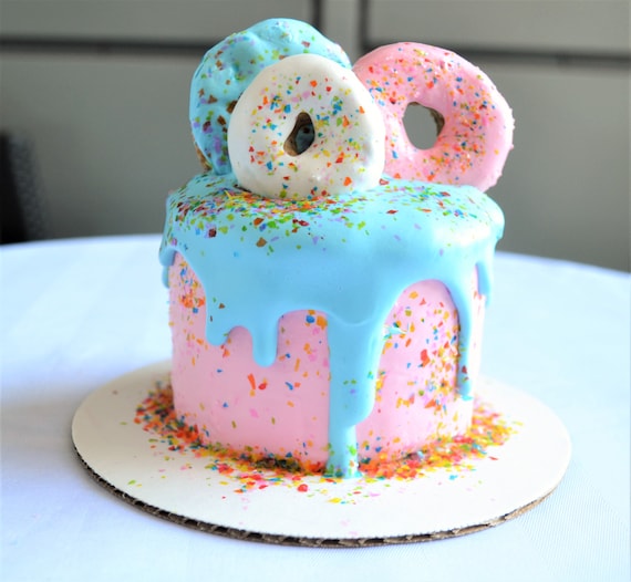 Gourmet Doggy Donut Pastel de 4 pulgadas Cumpleanos de perro Gourmet Dog Treats Pet Treats Pastel para perro Mini Donuts Regalo de cumpleanos para perro Etsy Mexico