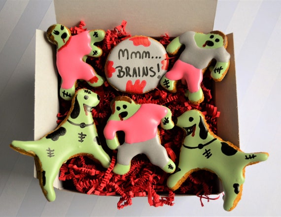 Dante S Zombie Apocalypse Cookie Box Healthy Dog Treats Etsy