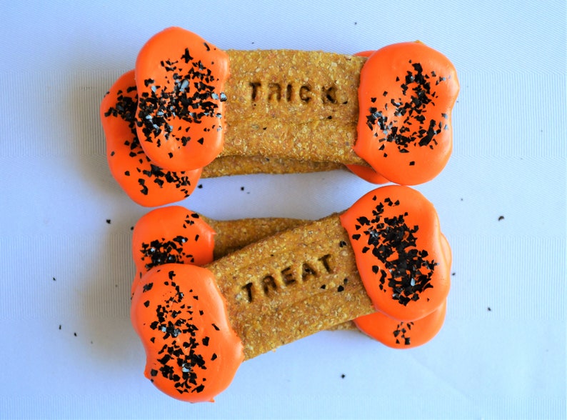 Trick or Treat Gourmet Doggy Bones /Gourmet Dog Biscuits image 0