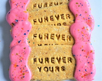 Gourmet "Furever Yours" Dog Bones /Gourmet Dog Treats /Valentine's Day Gift /Natural Pet Treats /Gift for Dog /Dog Birthday