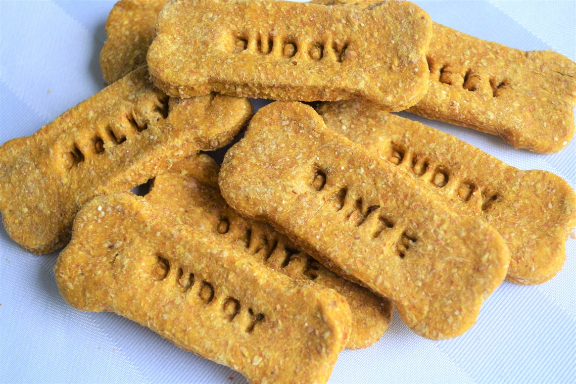 Personalized Gourmet Dog Bone Biscuits /healthy Dog Treats Etsy Canada