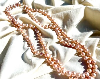 Fresh Water Pearl Necklace: by Anne Swain Jewelry, gifts for her, waterproof jewelry