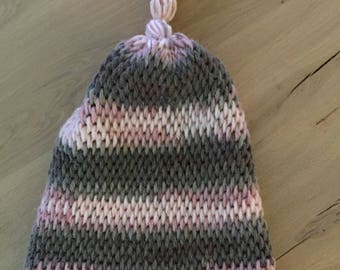 Hat, crocheted, multicolor