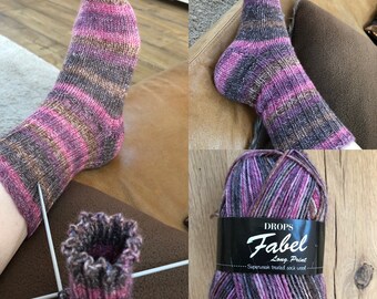 Hand-knitted socks MT 38/39