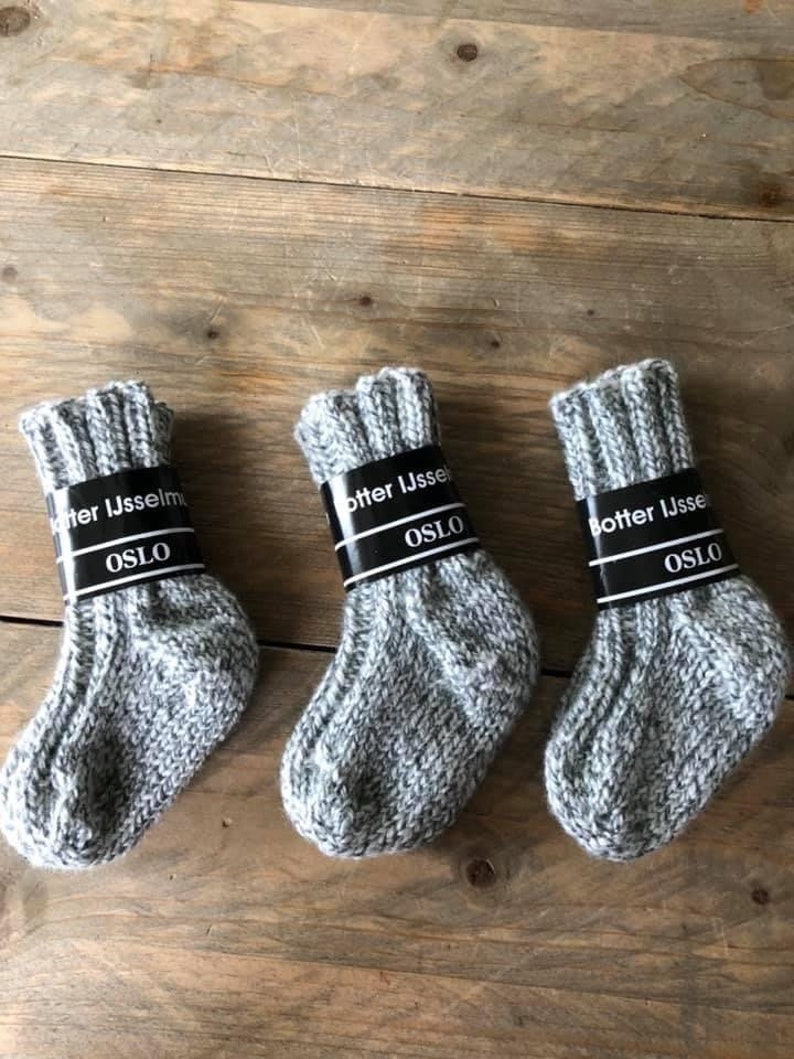 Noorse sokken, handgebreid, diverse maten, dikke kwaliteit afbeelding 3
